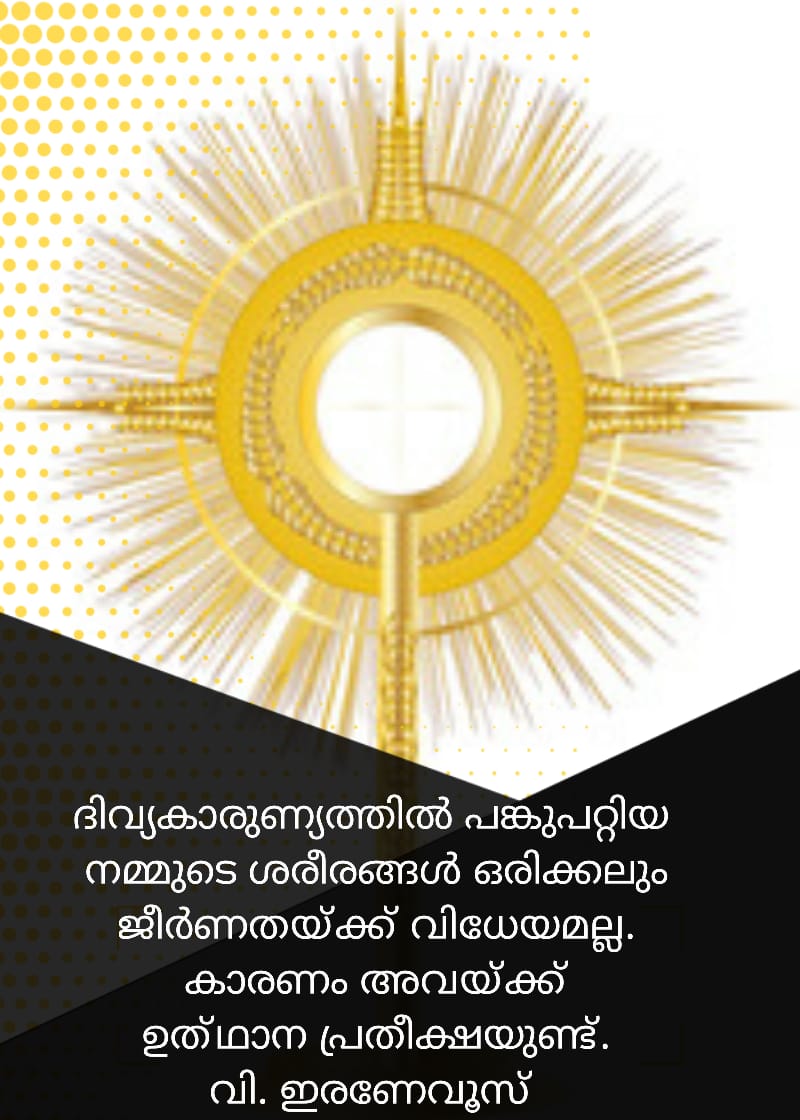 St Iraneus on Eucharist