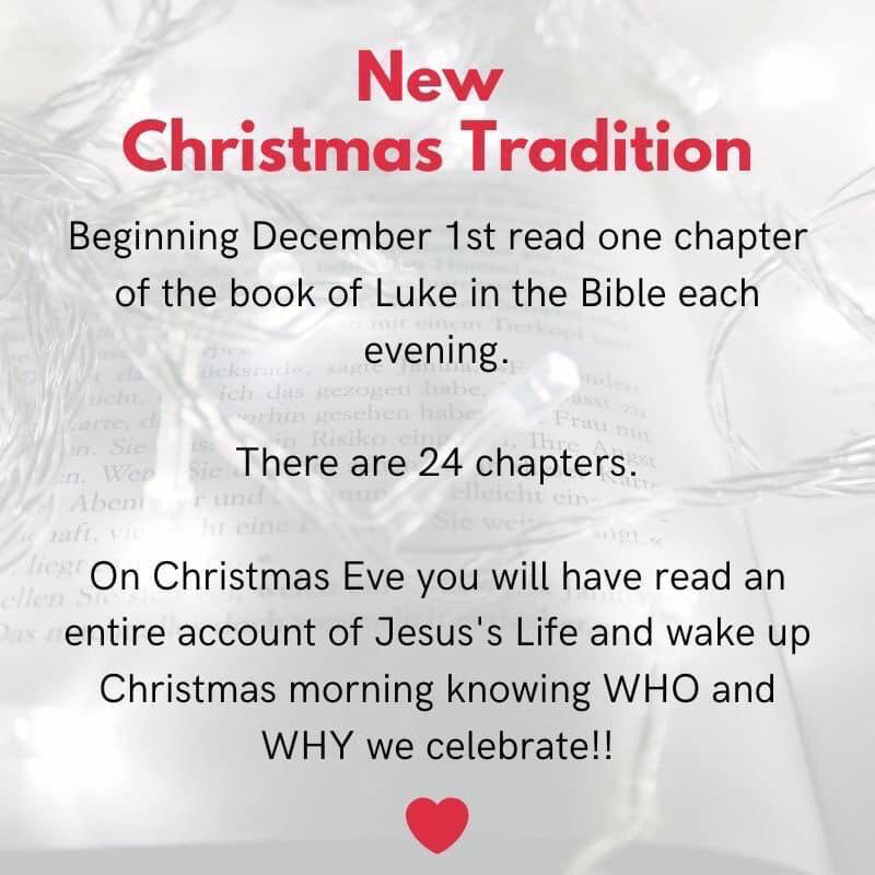 New Christmas Tradition 