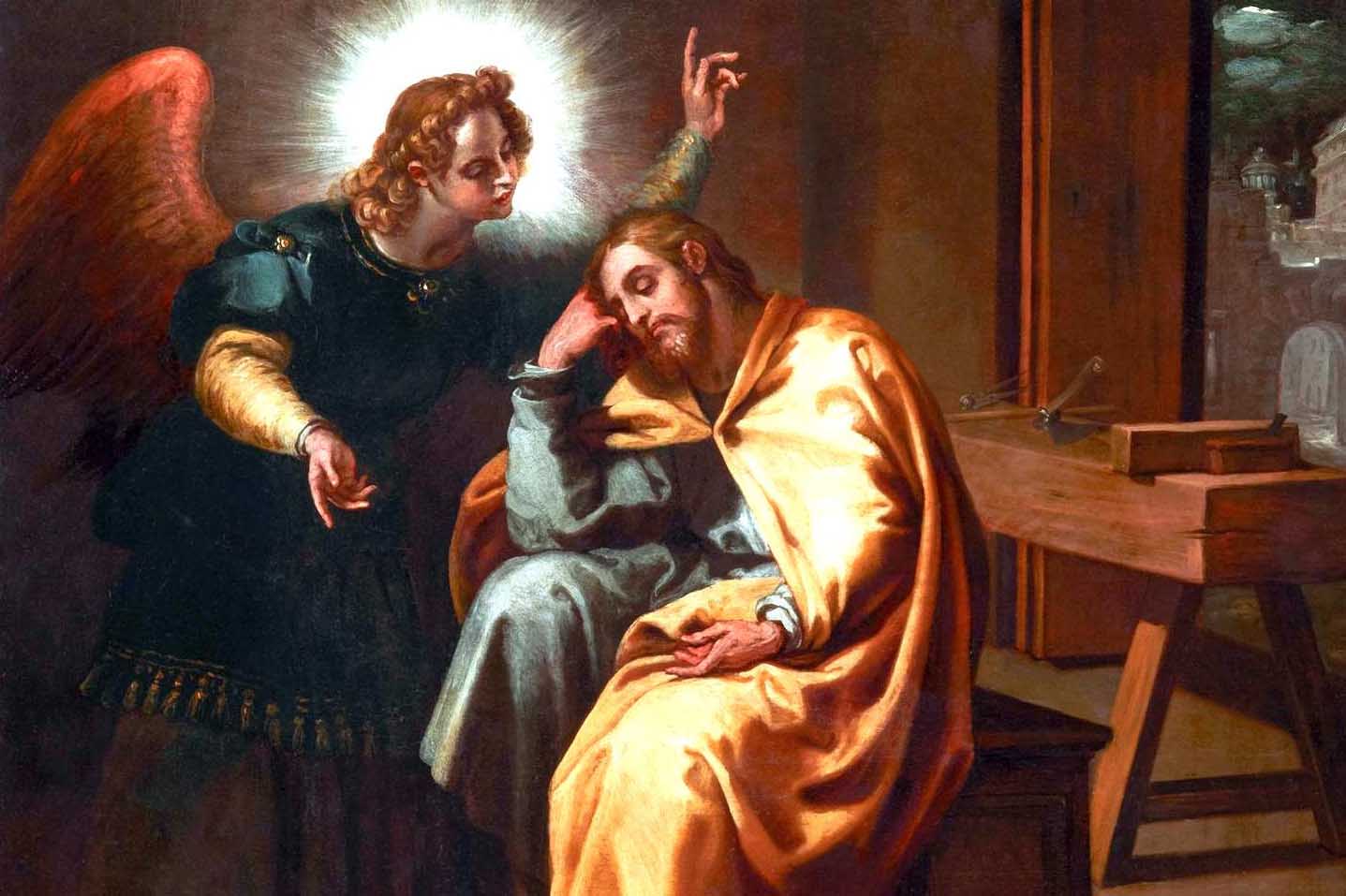 Angel Appears to St. Joseph in a Dream