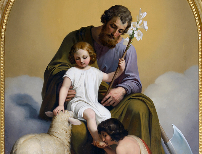 St Joseph with Child Jesus