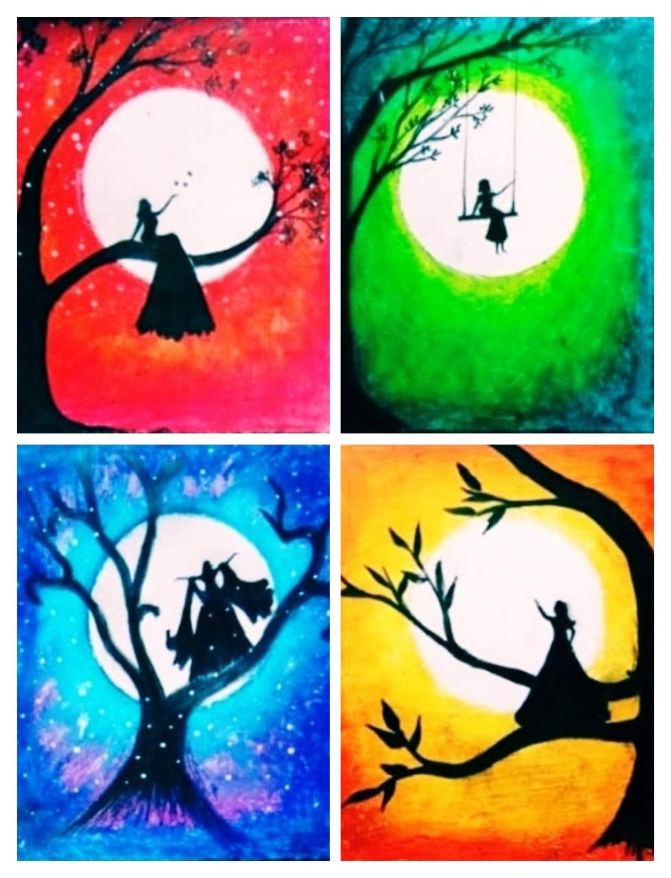 Dream Girl, Paintings by Juna Anju