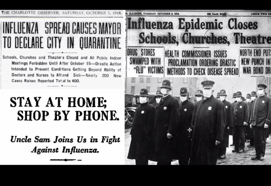 Lock-down in 1918 due to Spanish Influenza (5)