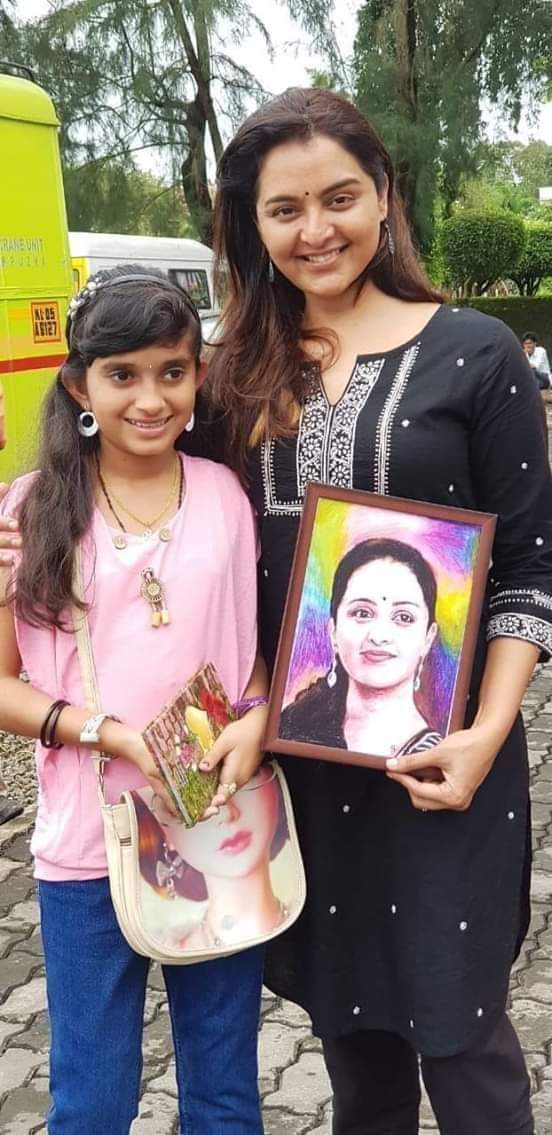Rosemaria Sebastian with Manju Chechi