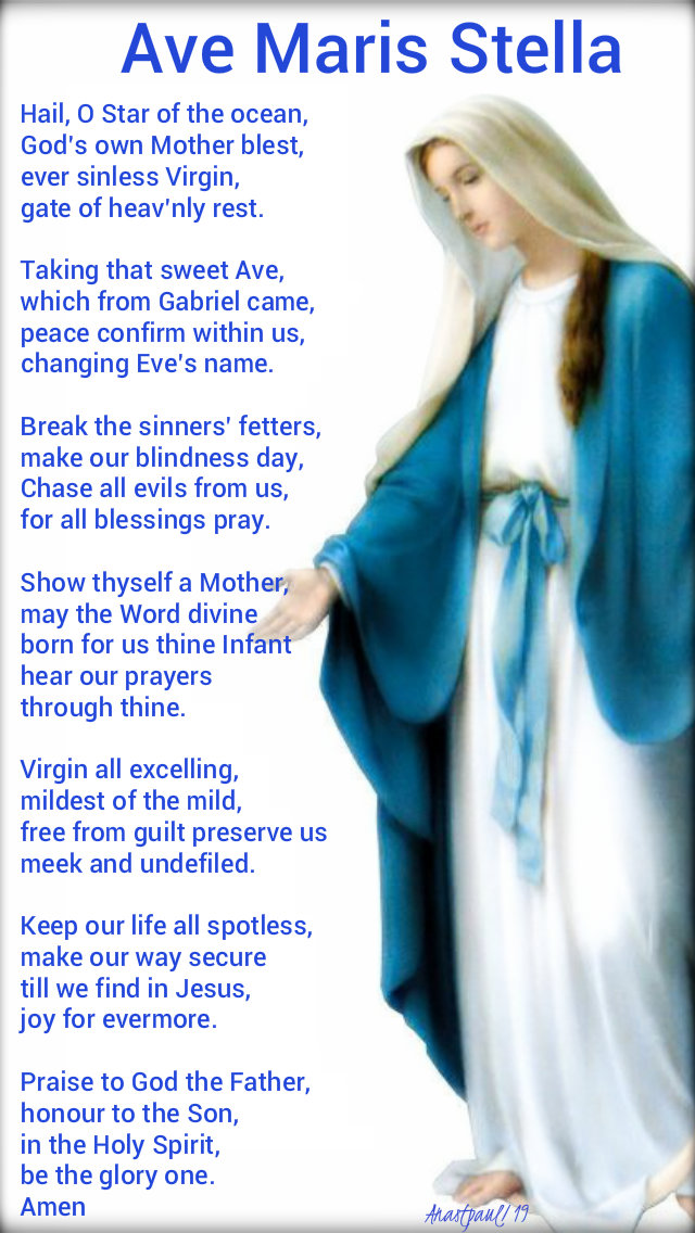 Ave Maris Stella - English