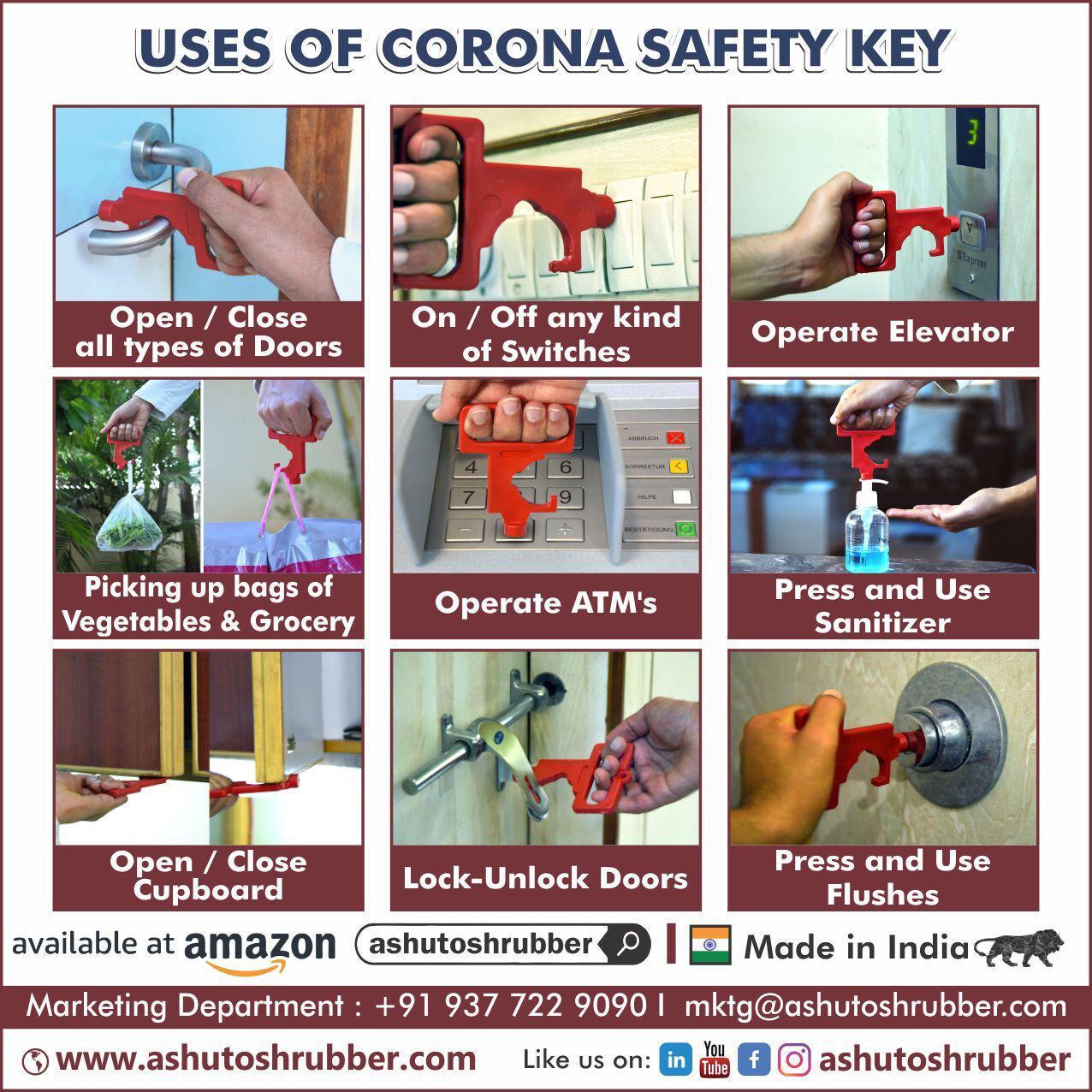 Corona Safety Key 2