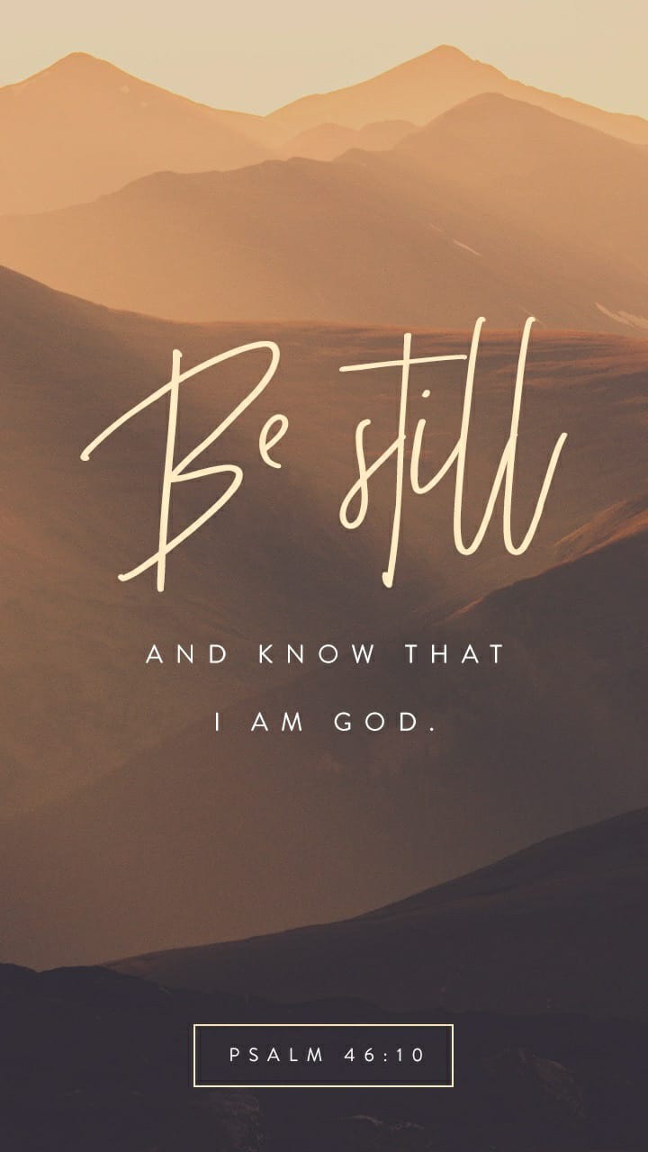 Know that I am God, Bible Status Image