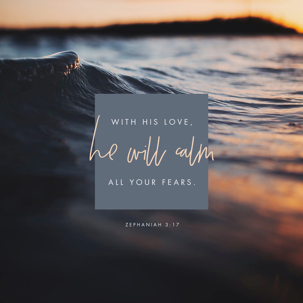 With his Love, Bible Status Image