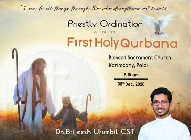 Priestly Ordination & First Holy Qurbana | Dn. Brijeesh Urumbil CST