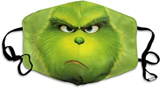 Grinch Face Adjustable Cloth Mask (available at amazon.com)