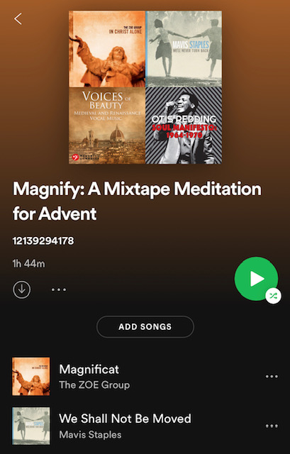 Magnify: A Mixtape Homily for Advent
