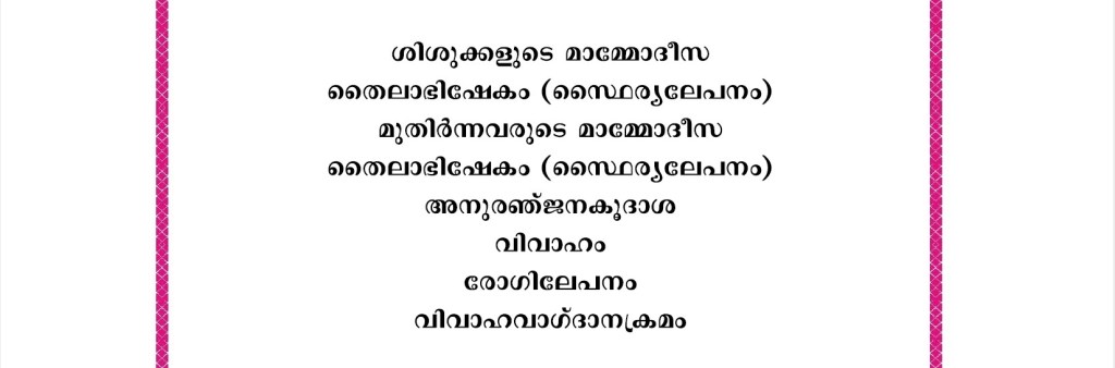 Sacraments in Syro Malabar Rite Malayalam Text&nbsp;PDF