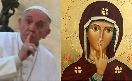 Il messaggio inedito del Papa: “Le parole sono baci o coltelli, il silenzio è la lingua di Dio”