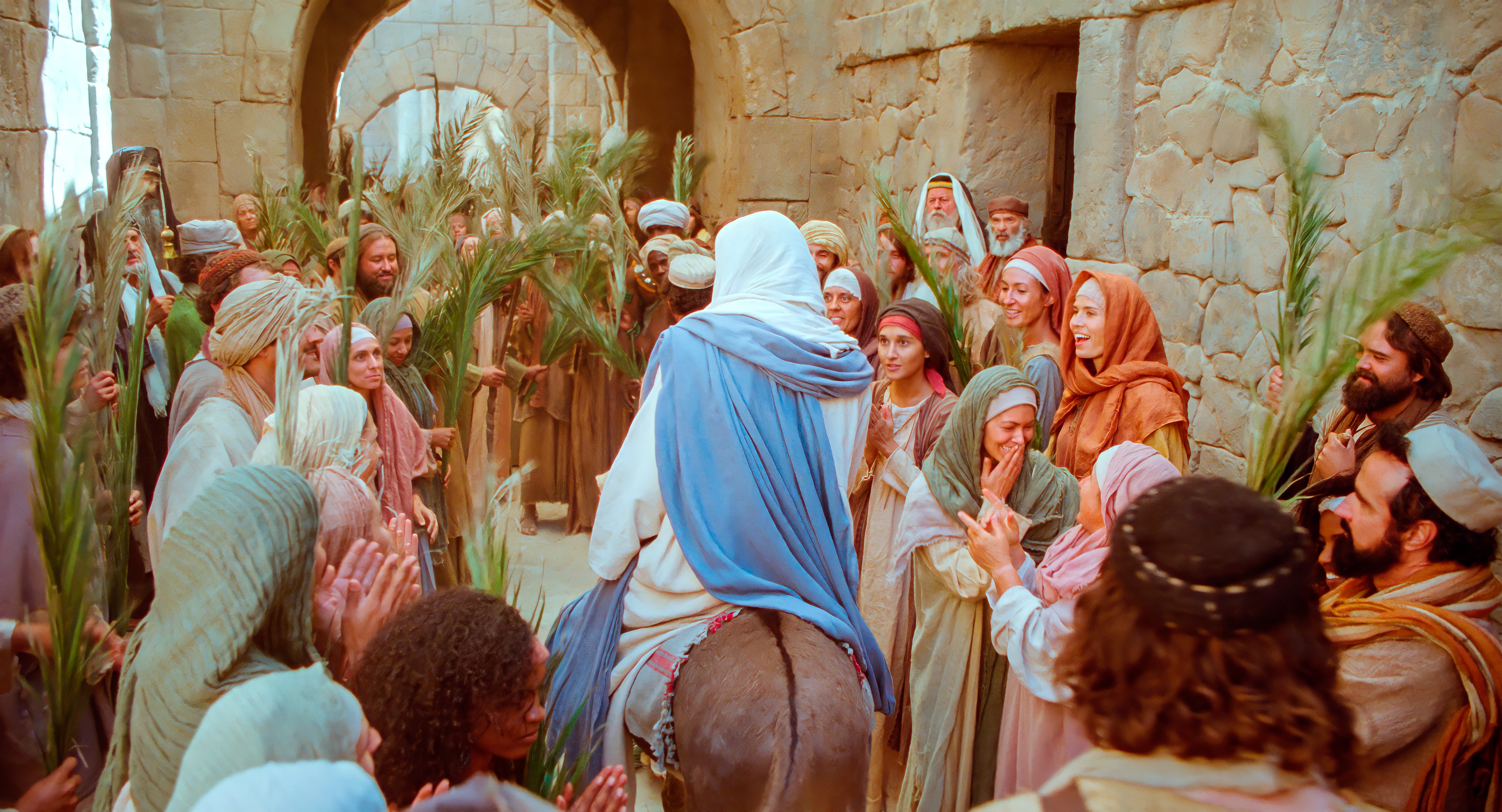 Hosanna Entry into Jerusalem, Bible Pictures of Jesus