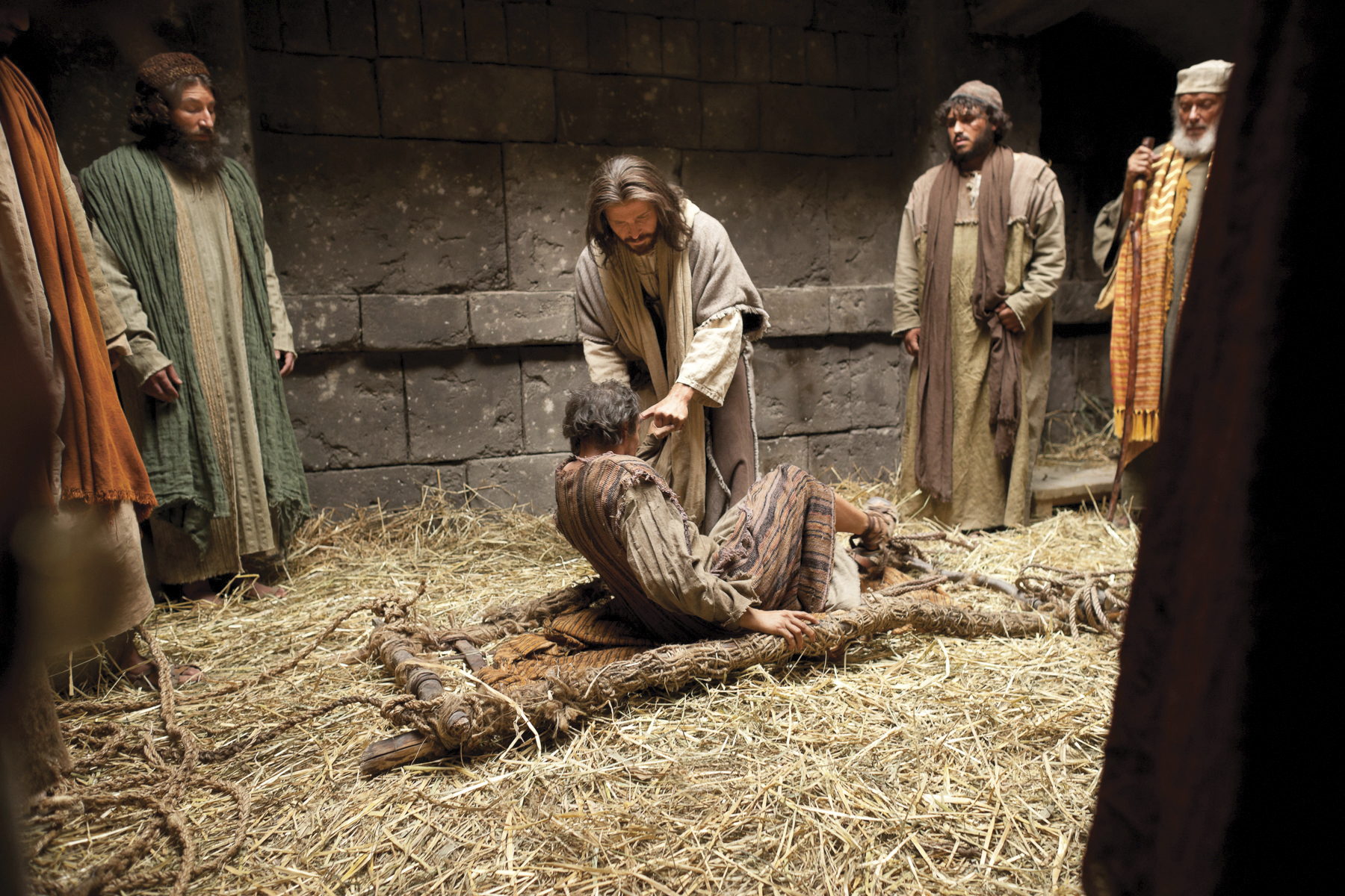 Jesus Doing a Miracle, HD Image Wallpaper