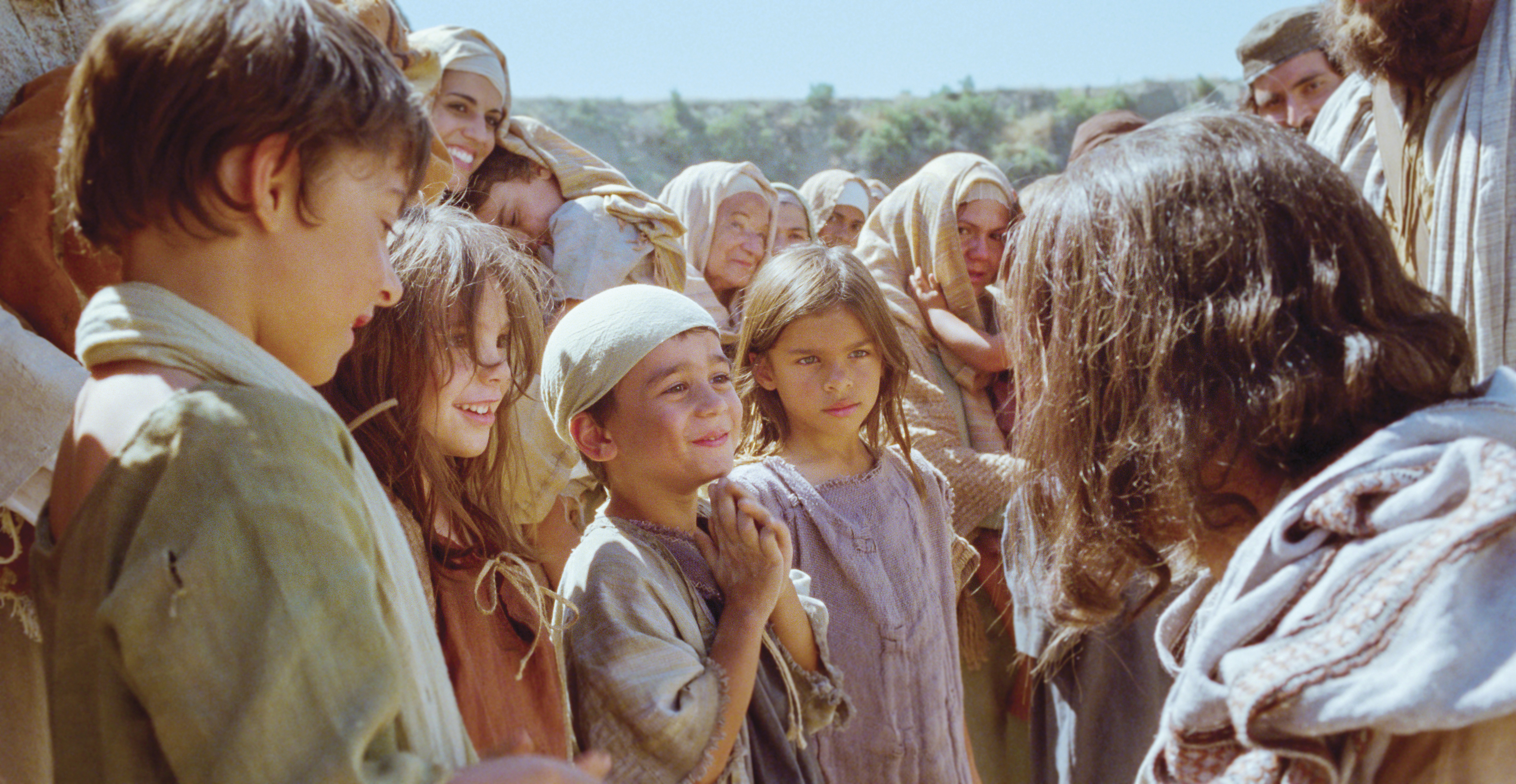 Jesus talking to Children – HD Image / Wallpaper