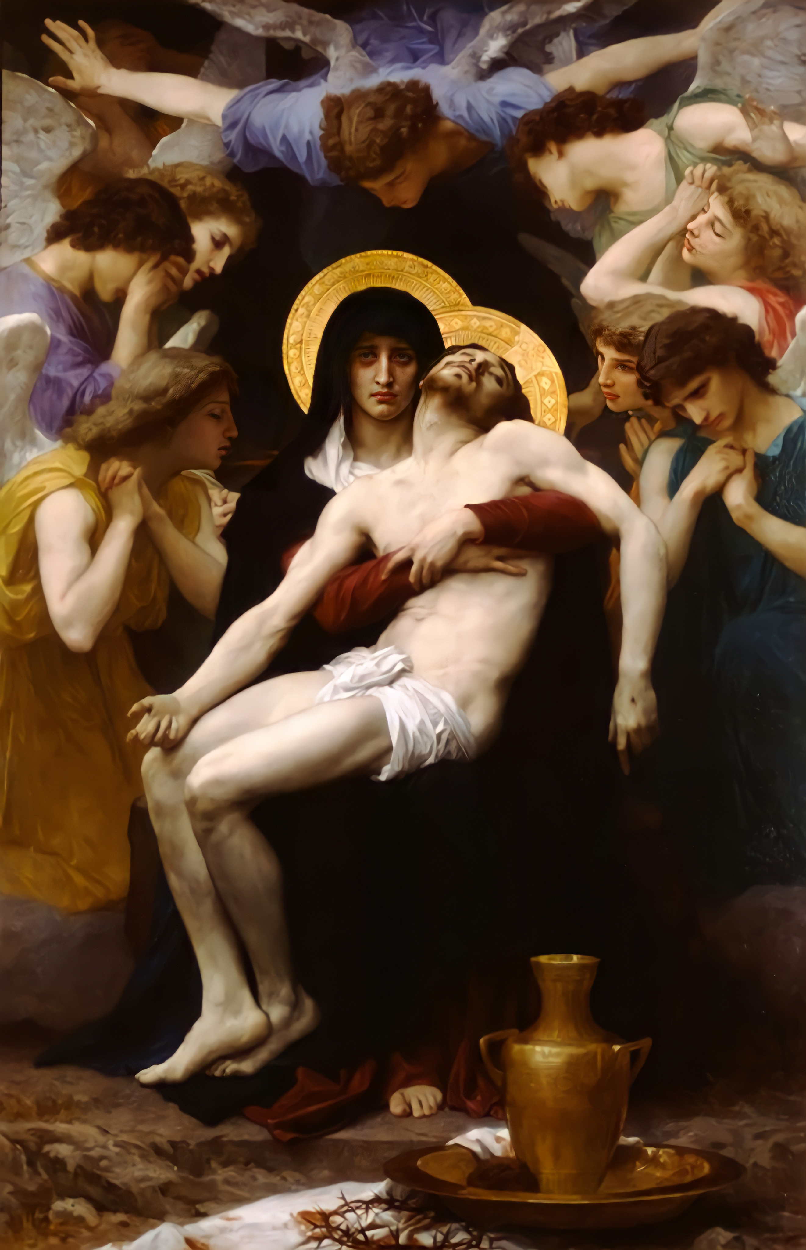 Mother Mary Carries the body of Jesus on Her Lap – Pieta