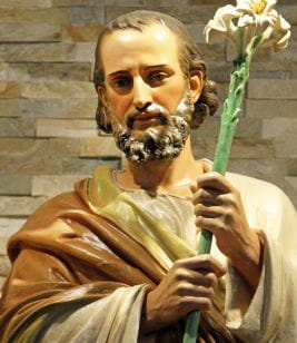 St. Joseph with Lillies