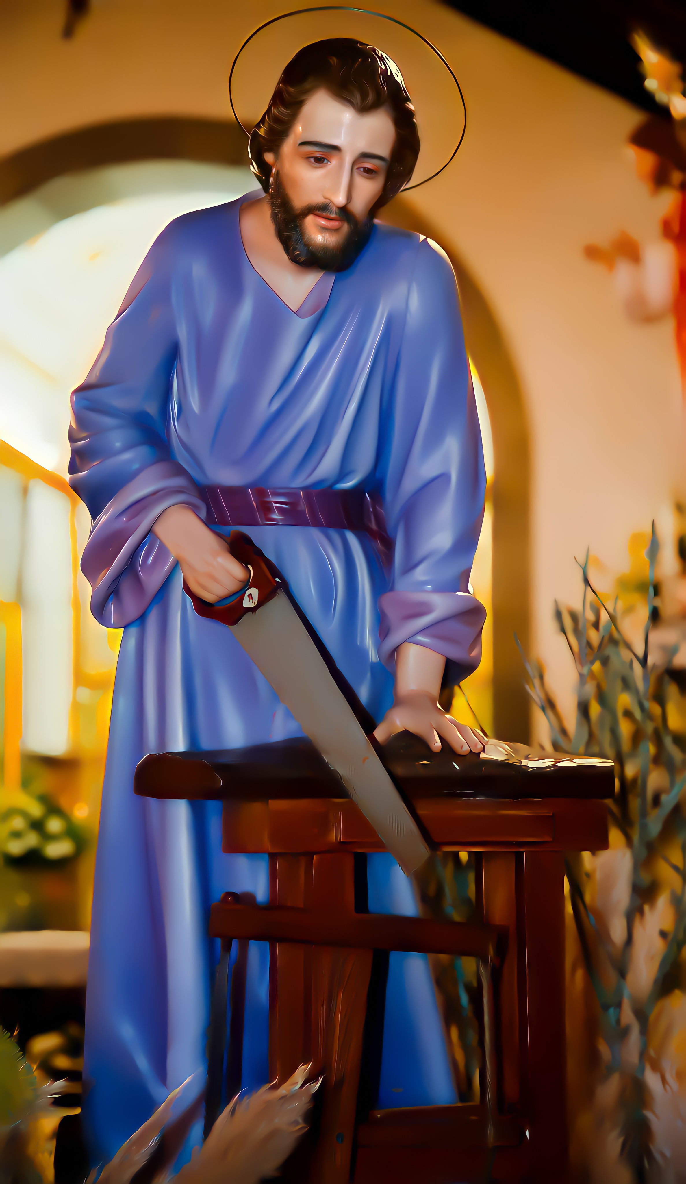 St Joseph the Worker > Statue Wallpaper > May 1st