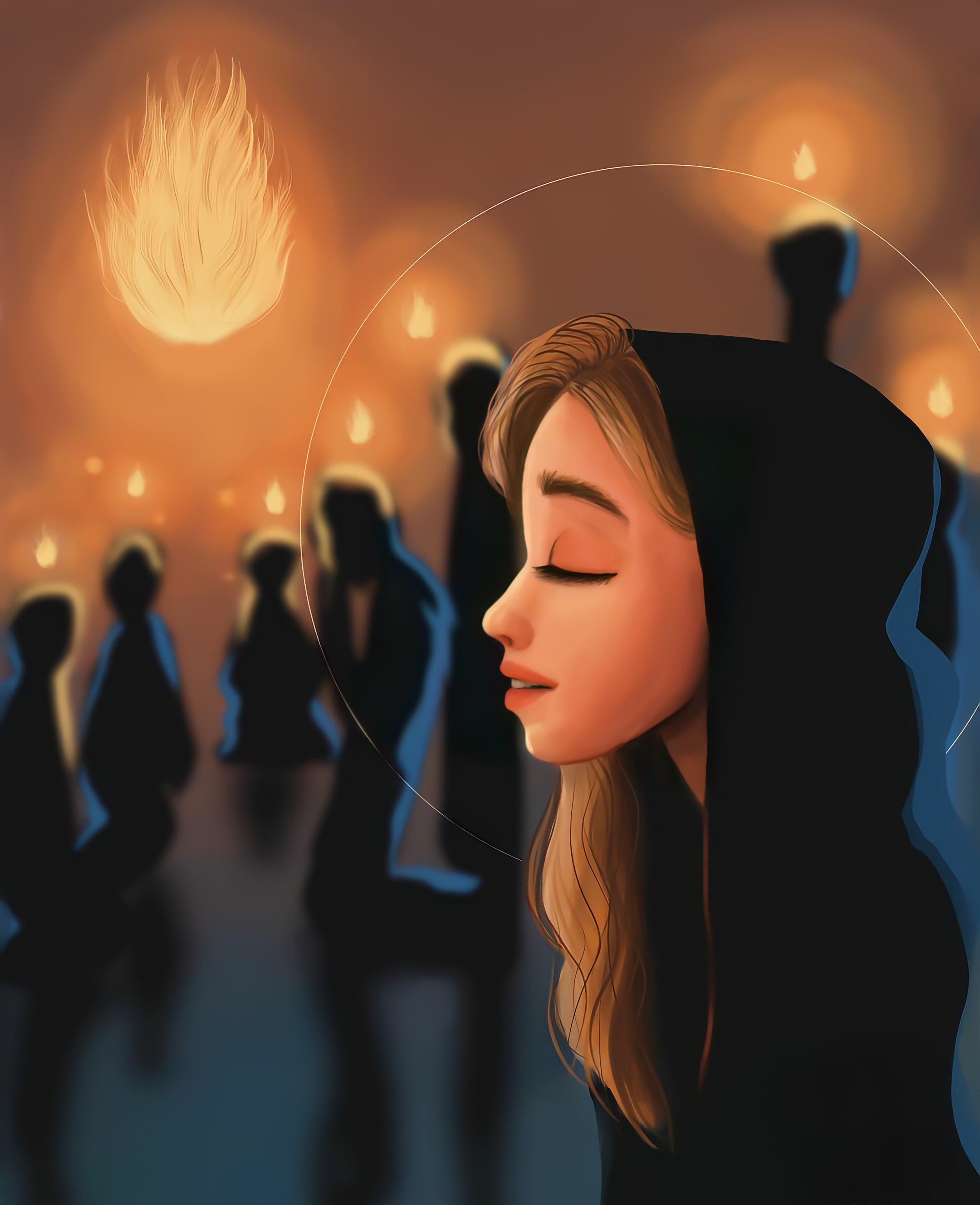 Feast of Pentecost, Illustration Art