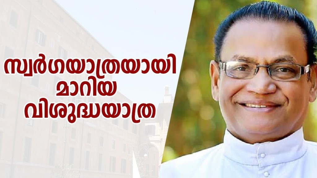സ്വർഗ്ഗയാത്രയായി മാറിയ വിശുദ്ധ യാത്ര | Fr Joseph&nbsp;Thondiparambil