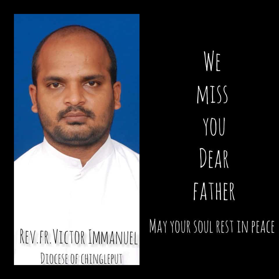 Fr. Victor Immanuel (40) Passes Away