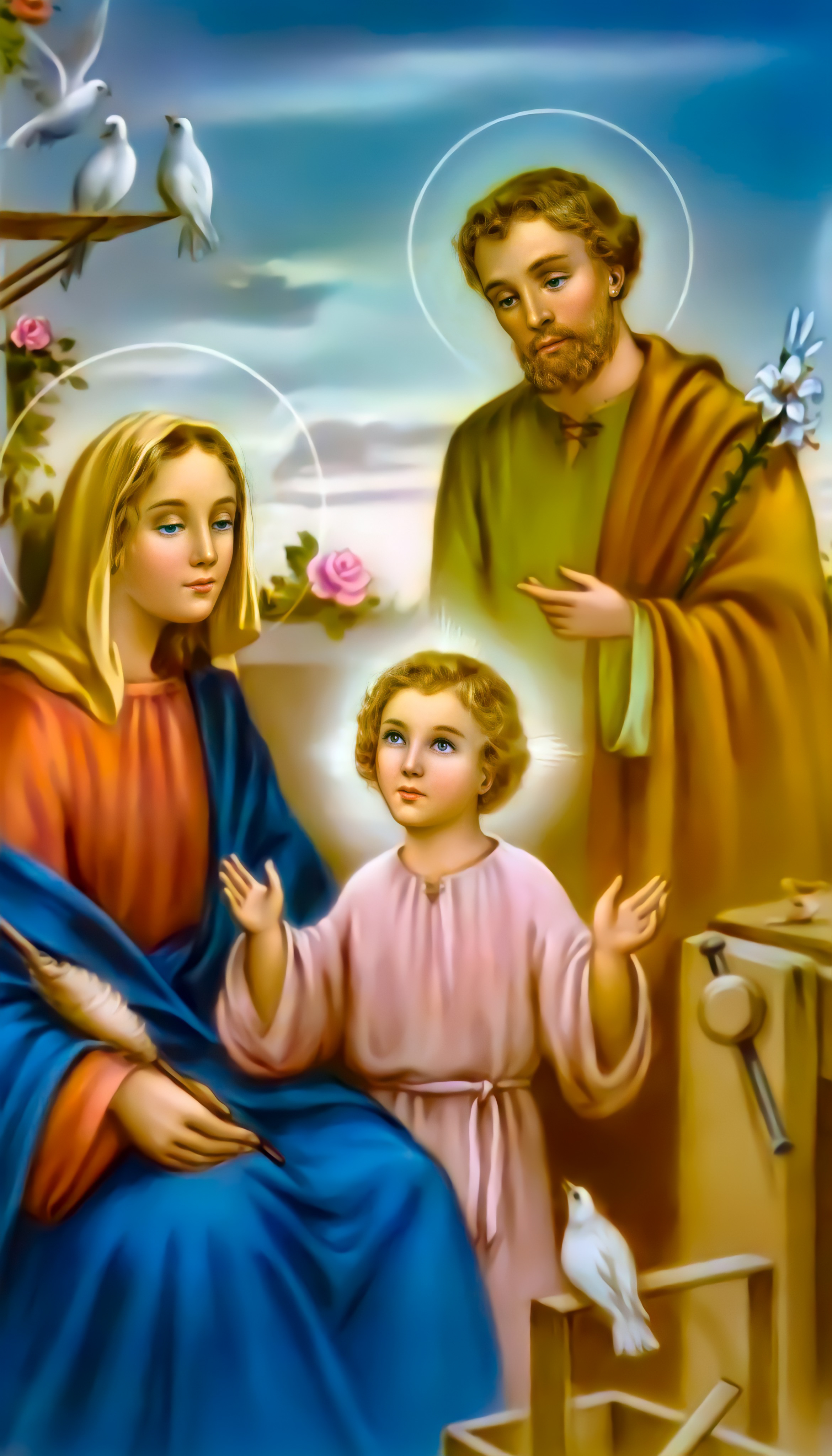 Holy Family HD Wallpaper