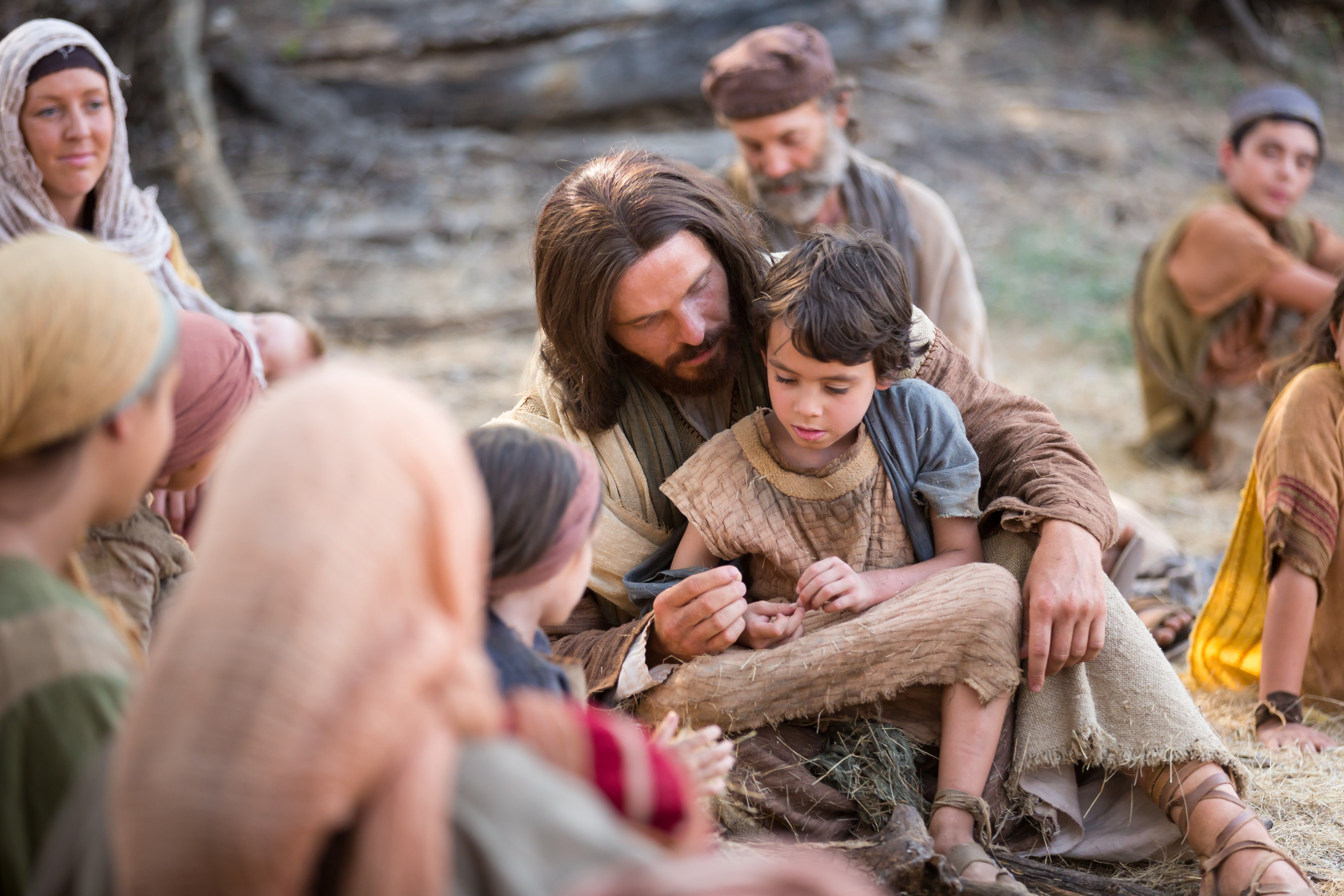 Jesus and a Child at His Hand