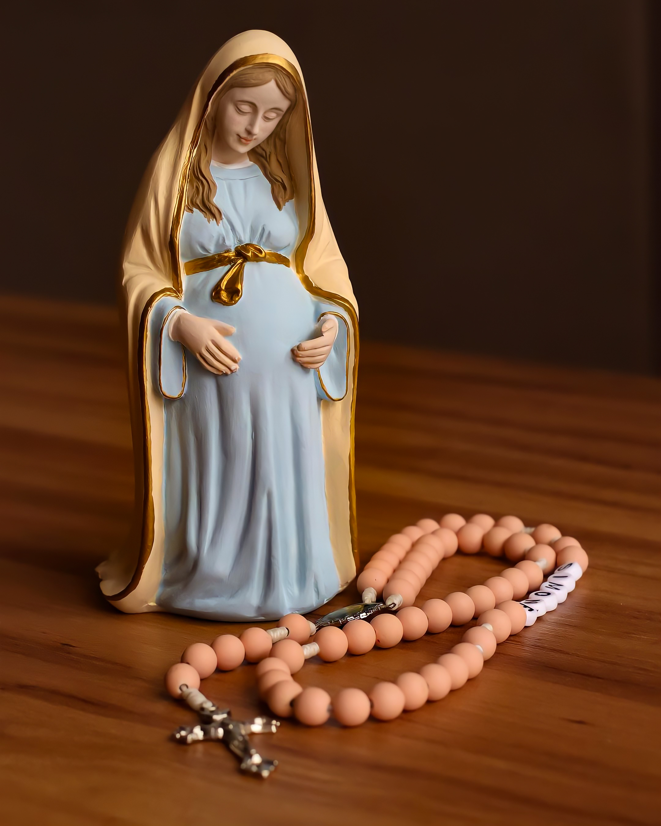 Mother Mary with Jesus in Her Womb
