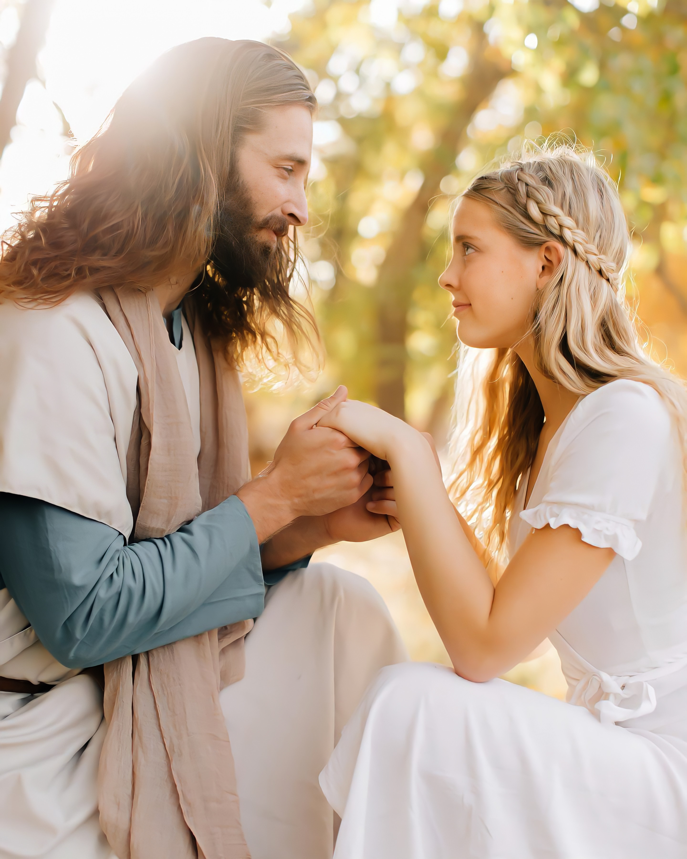 Youth with Jesus Christ – HD Wallpaper