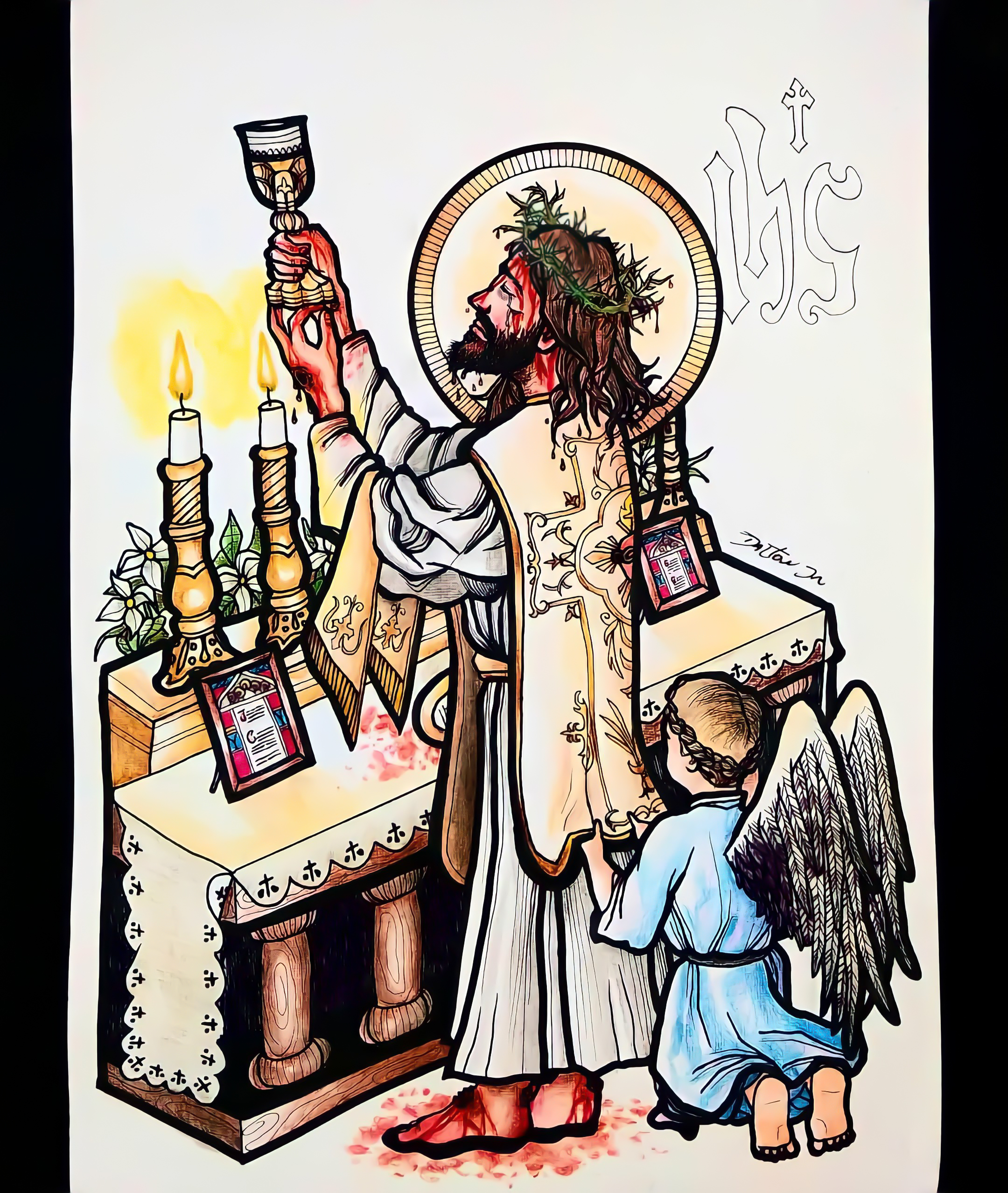 Corpus Christi illustration, HD Wallpaper