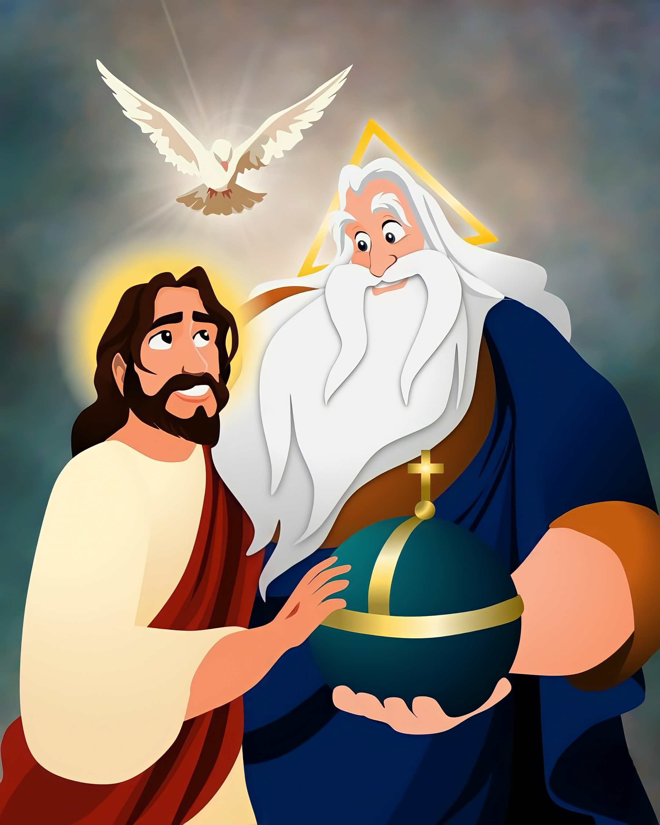 Holy Trinity, Illustration Art