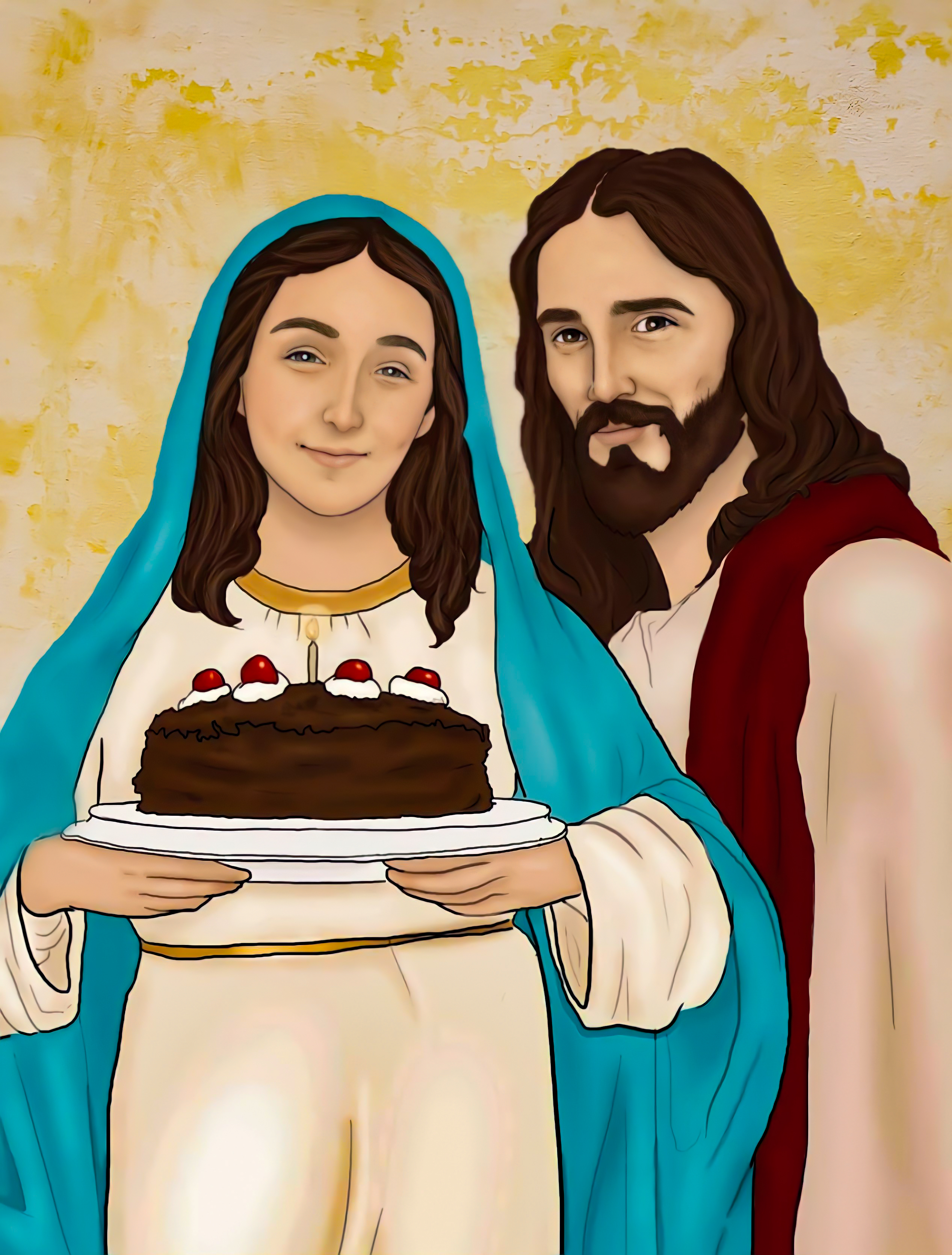 Birthday of Blessed Virgin Mary, Drawing HD