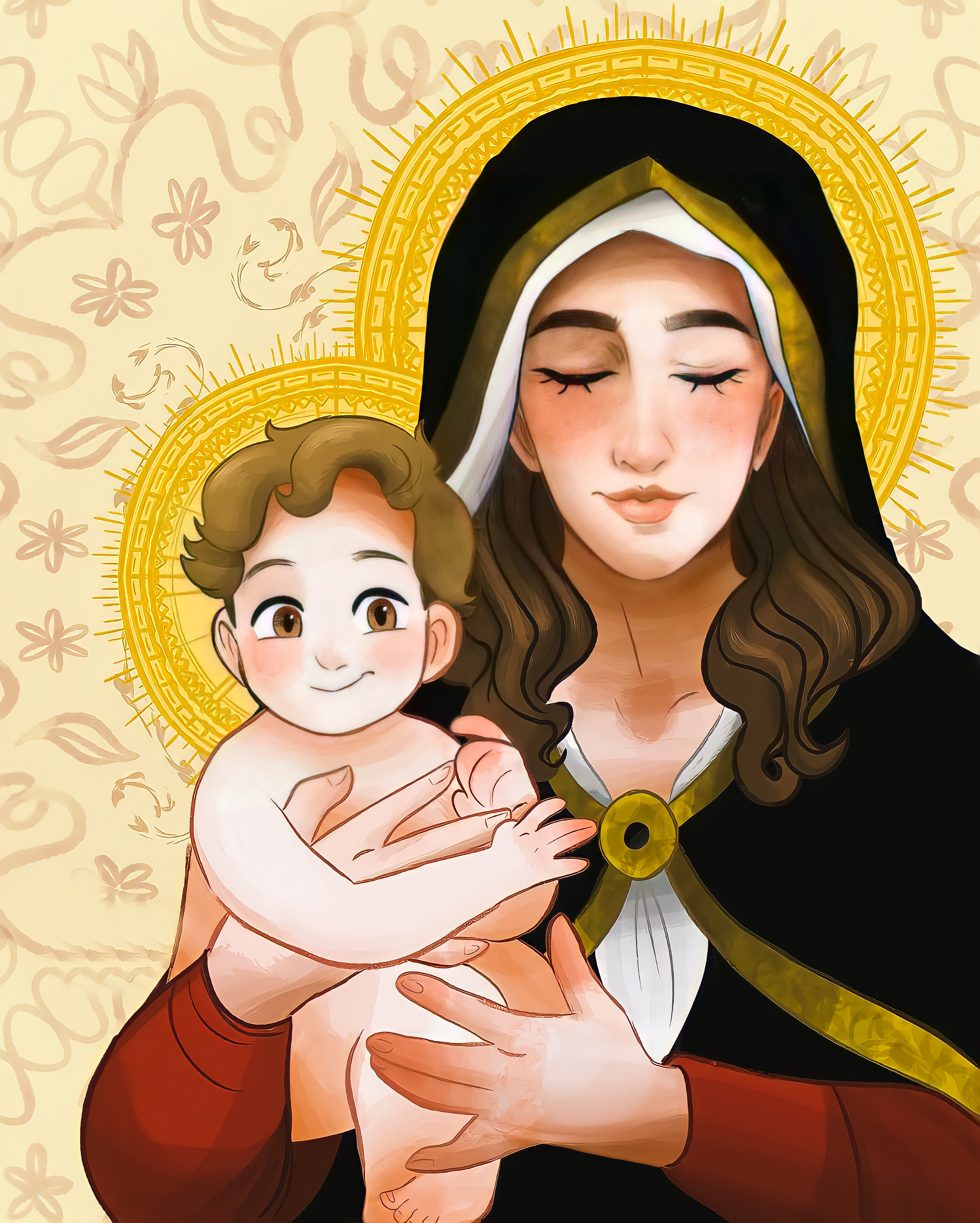 Holy Mary, Painting