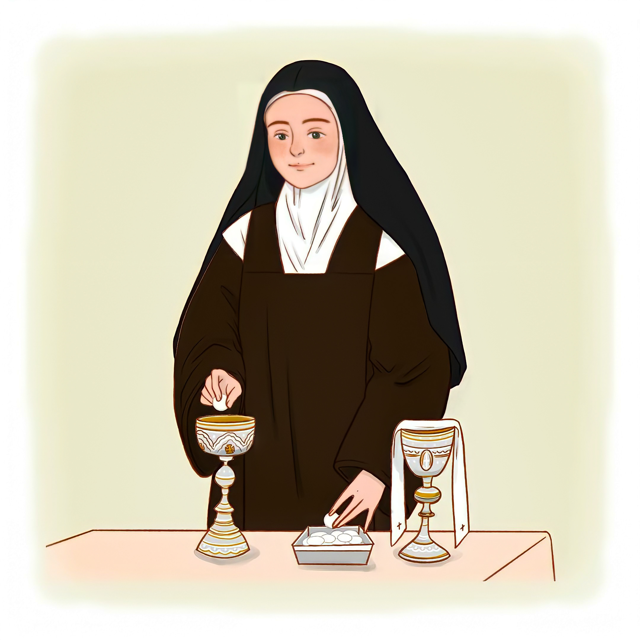 Kochuthresia | St. Theresa of Lisieux | Little Flower – Illustration Art