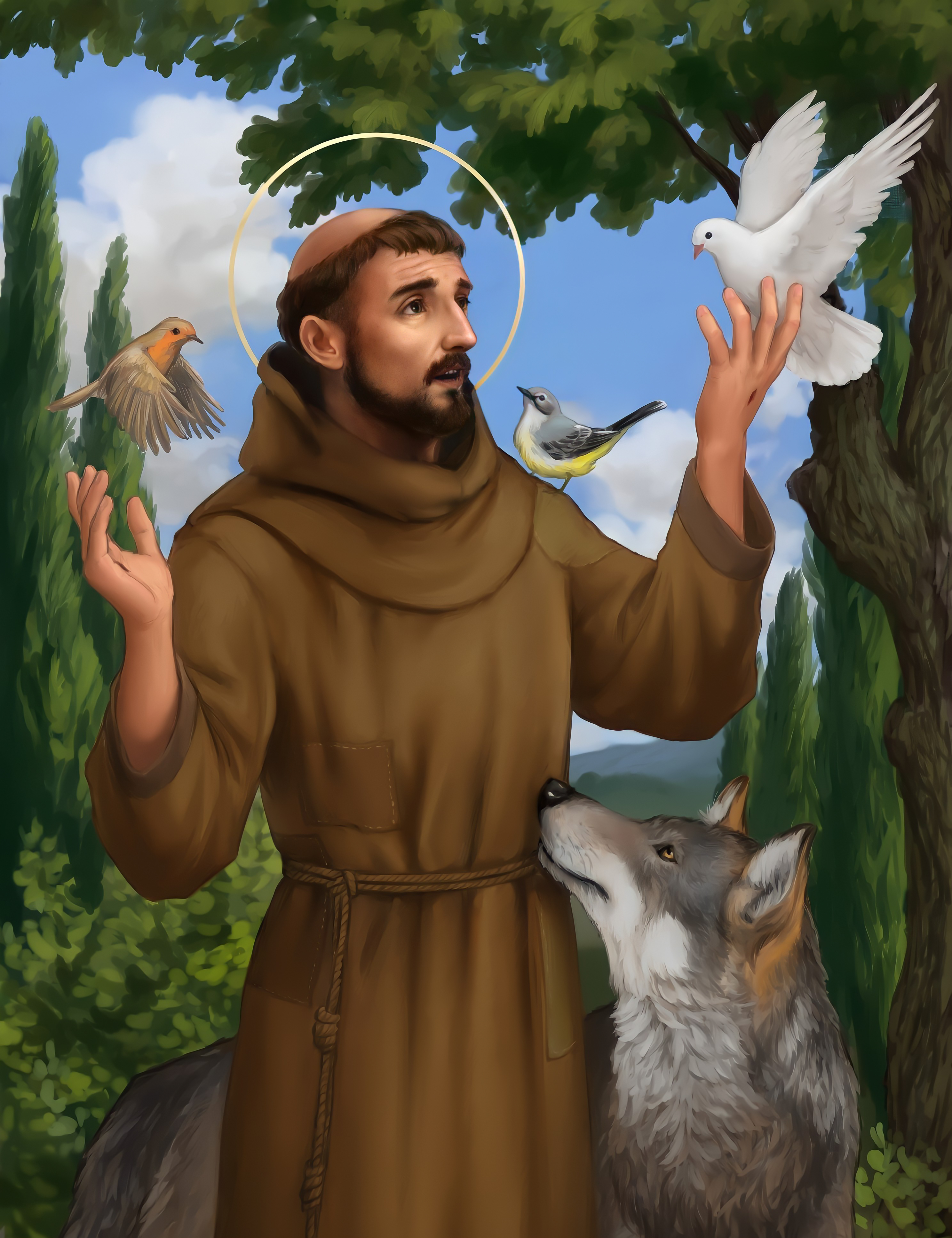 St. Francis Assisi, HD Wallpaper