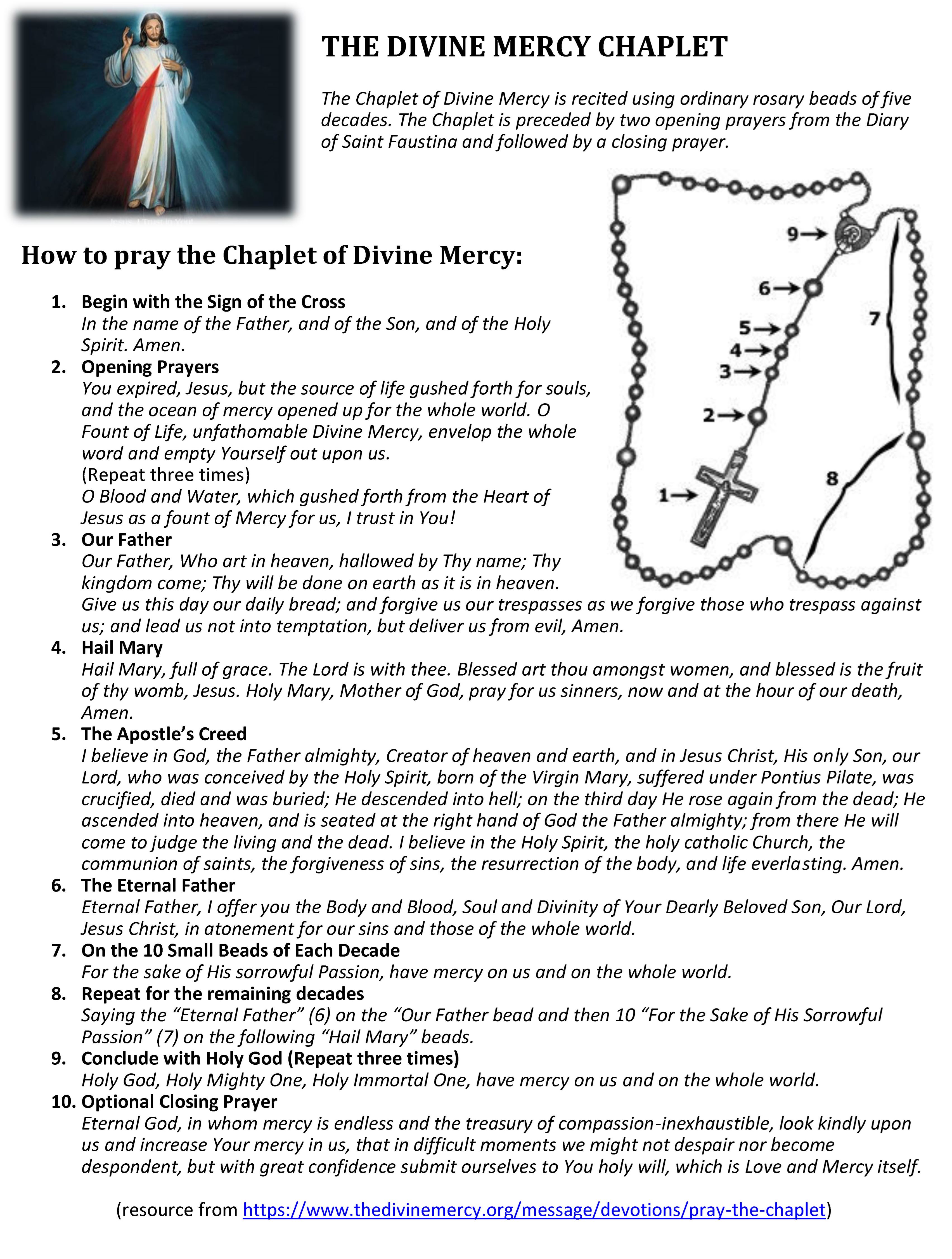 The Divine Mercy Chaplet