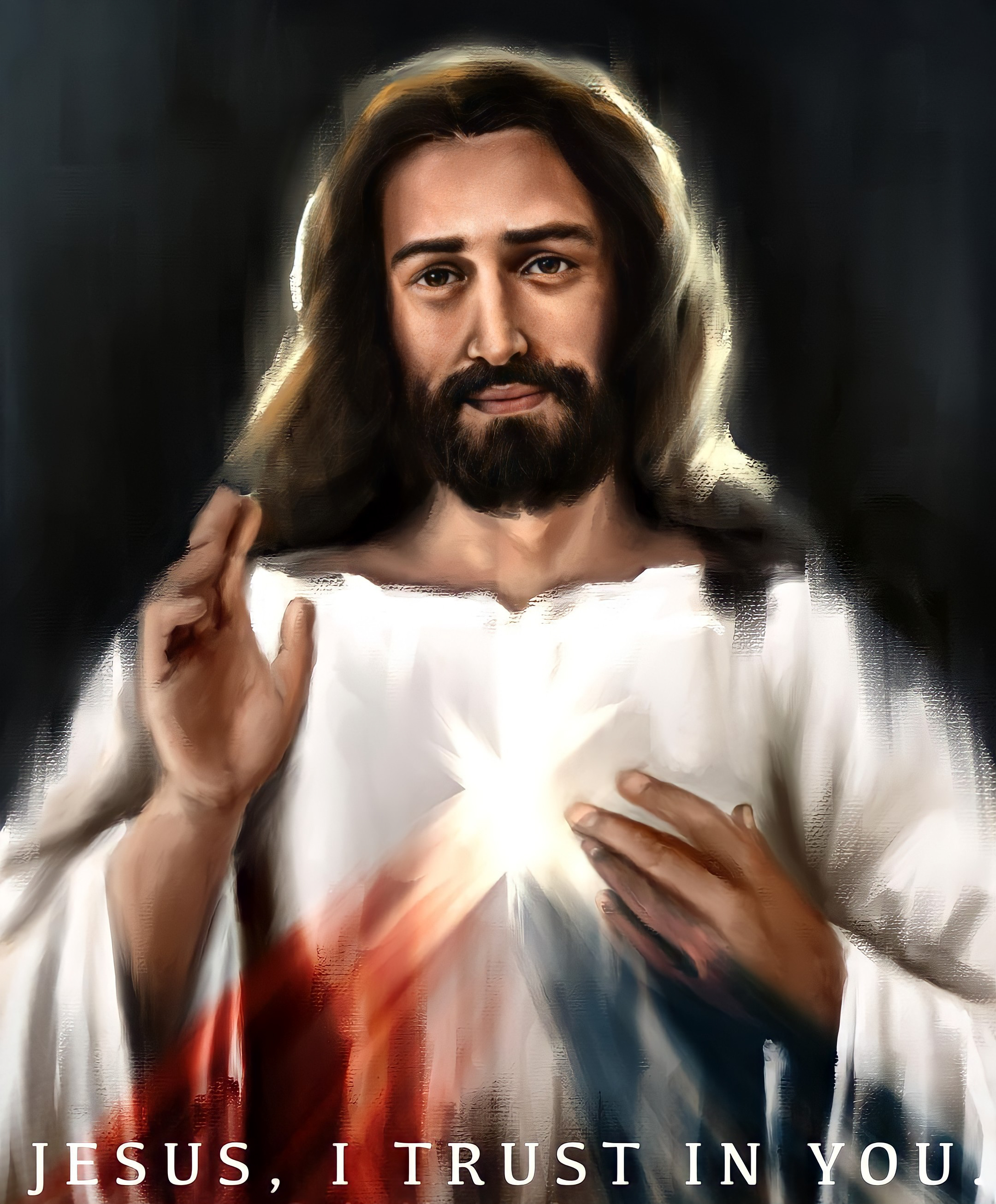 Divine Mercy Painting HD
