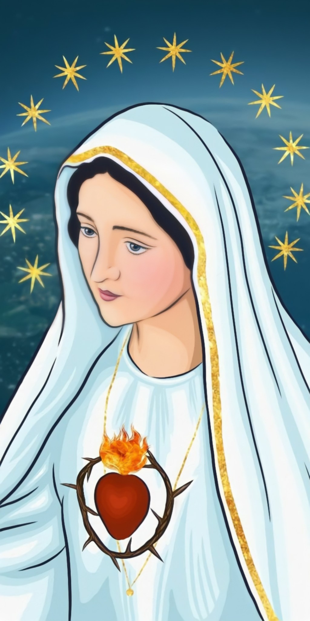 Immaculate Heart of Mary&nbsp;Illustration