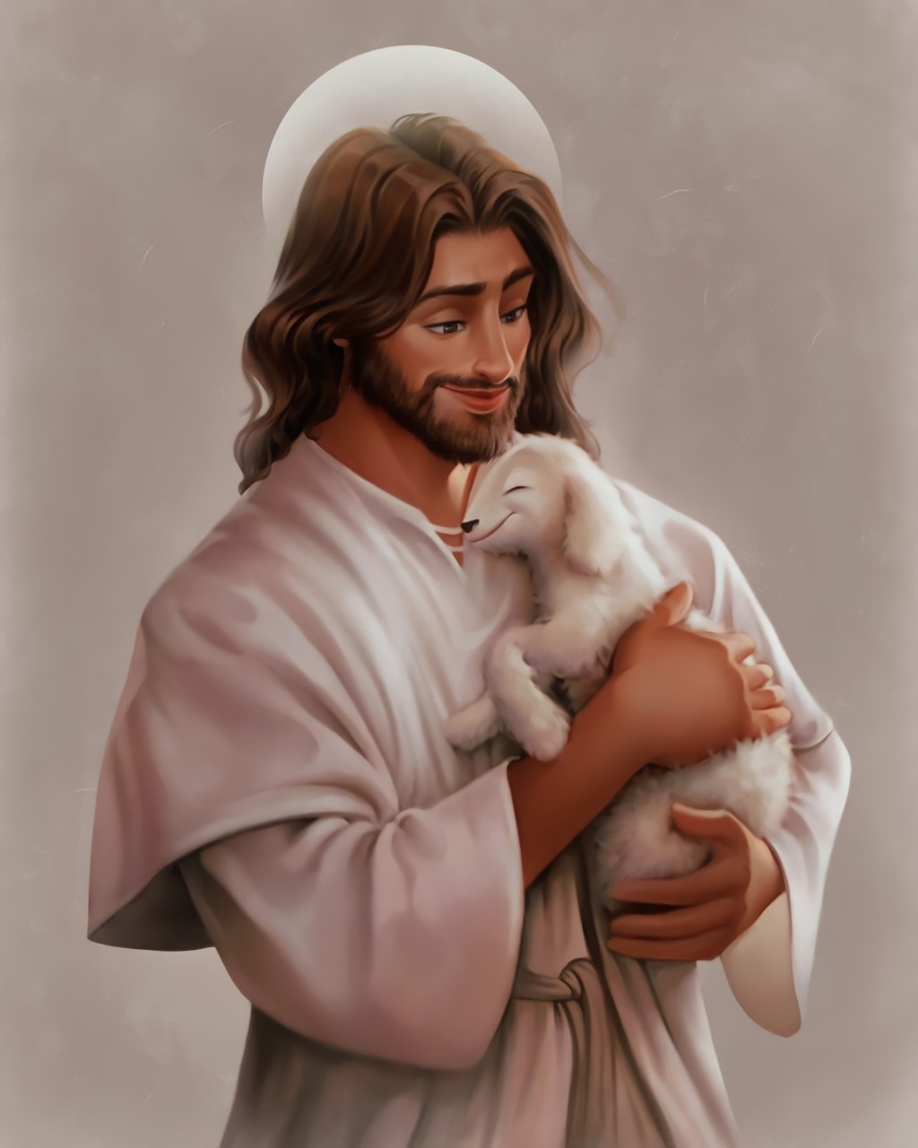 Good Shepherd Illustration HD