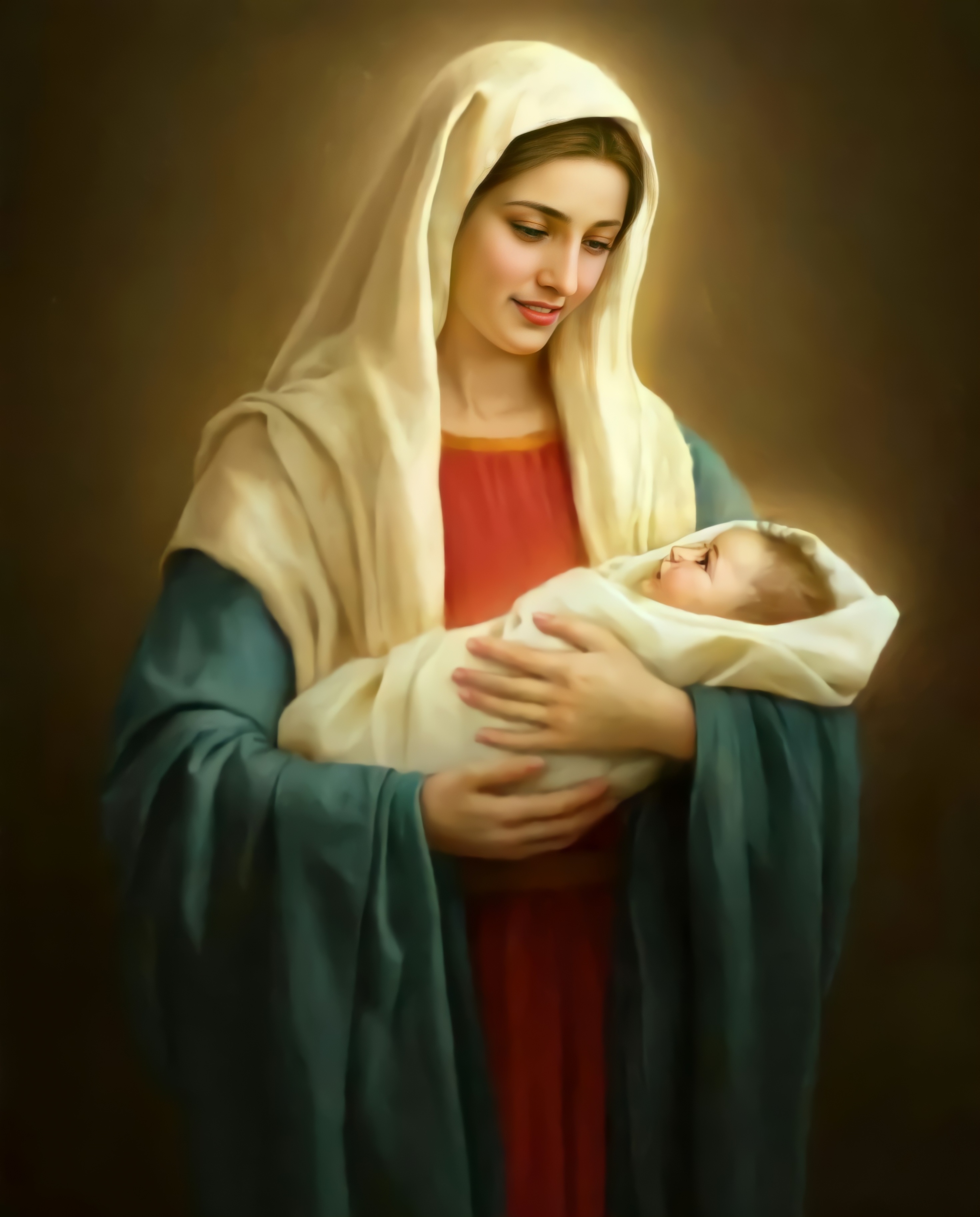 Mother Mary with Child Jesus