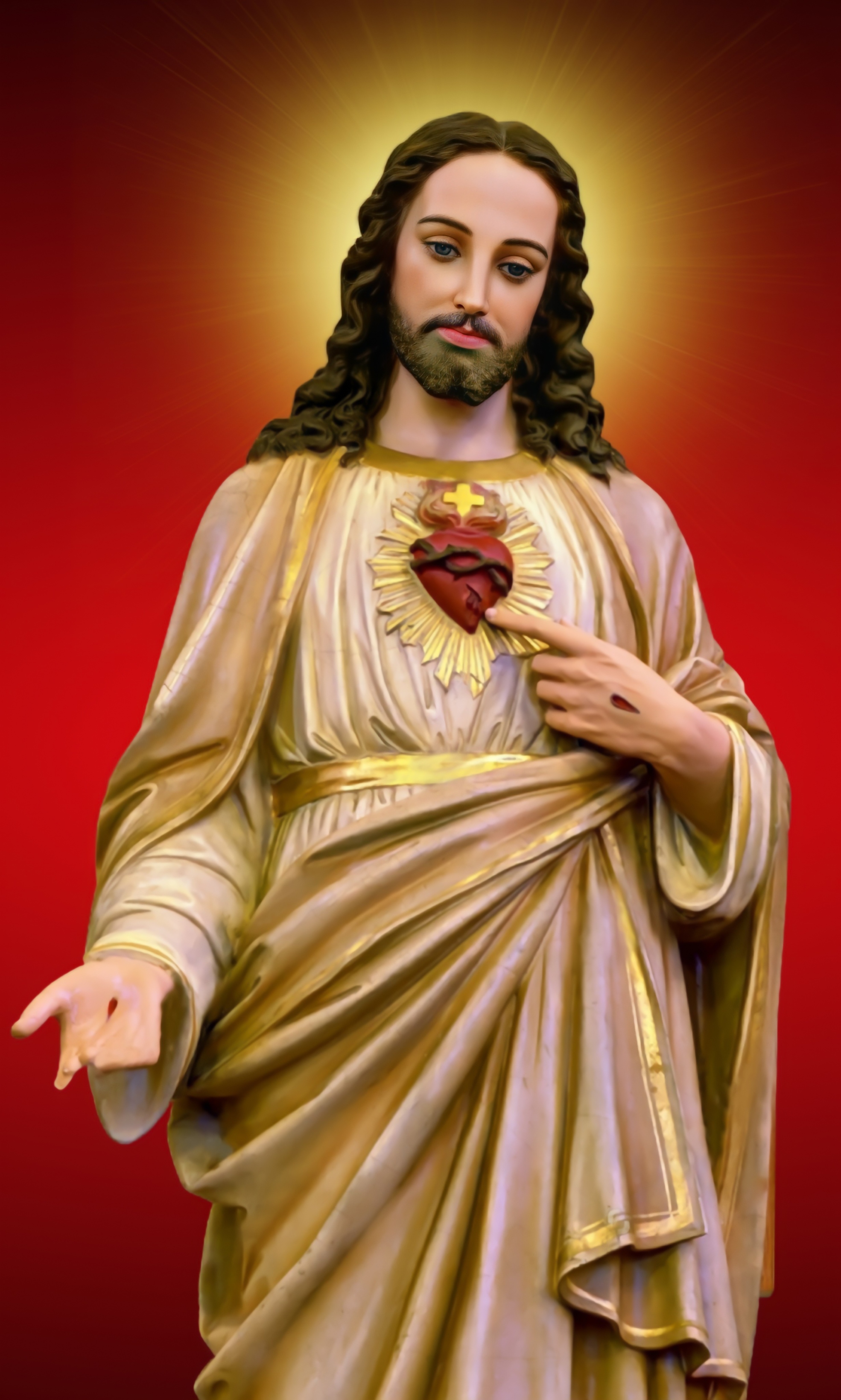 Sacred Heart Statue HD