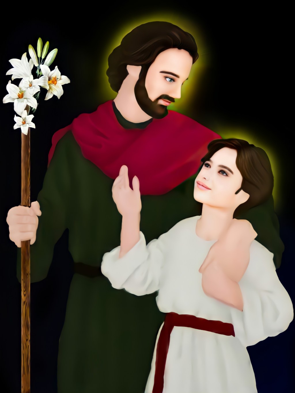 St. Joseph and Boy&nbsp;Jesus