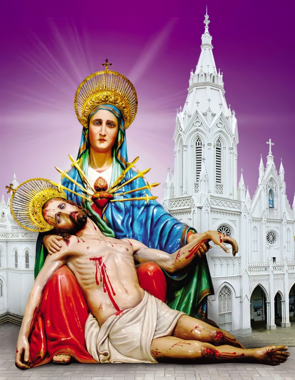 Dolours Statue of Dolours Basilica Thrissur