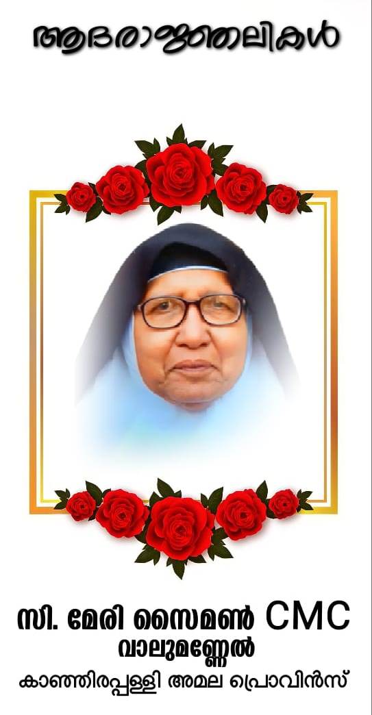 Rev. Sr Mary Simeon CMC (87) Passes Away