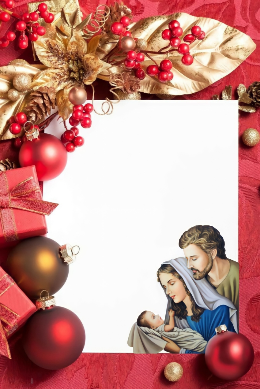 Christmas Card with Photo, HD&nbsp;Frame
