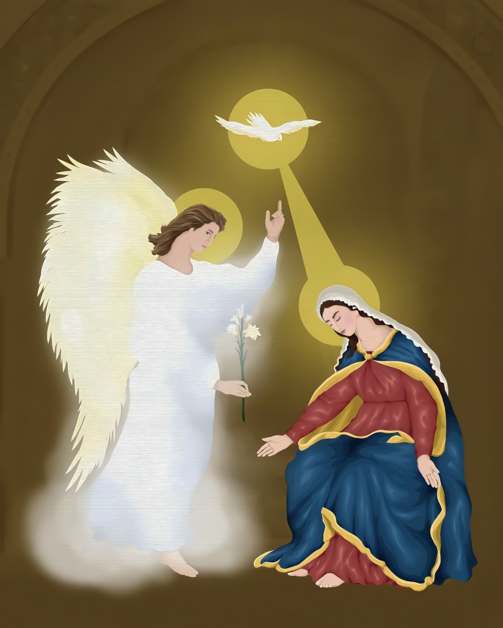 The Annunciation Illustration&nbsp;HD