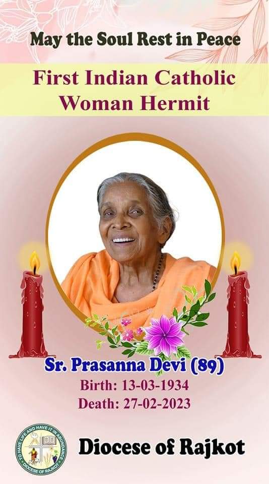 ആദരാഞ്ജലികൾ, താപസ കന്യകക്ക്&nbsp;വിട