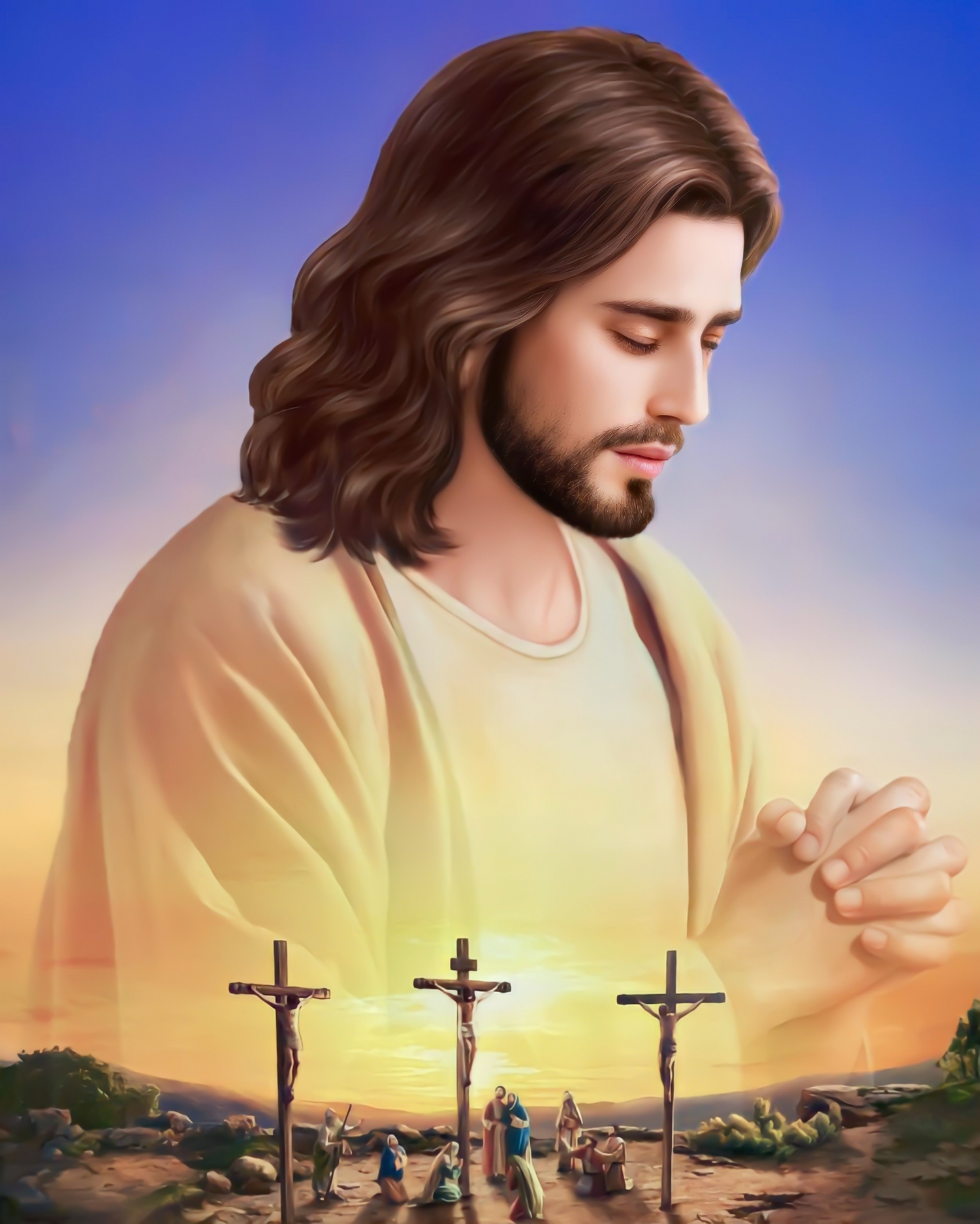 Jesus Praying HD