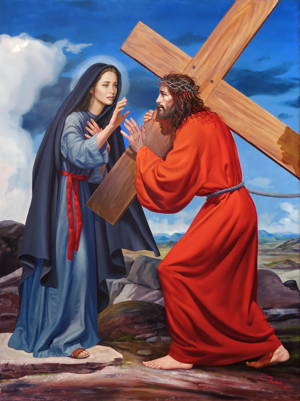 Way of the Cross Images in HD, Station 4