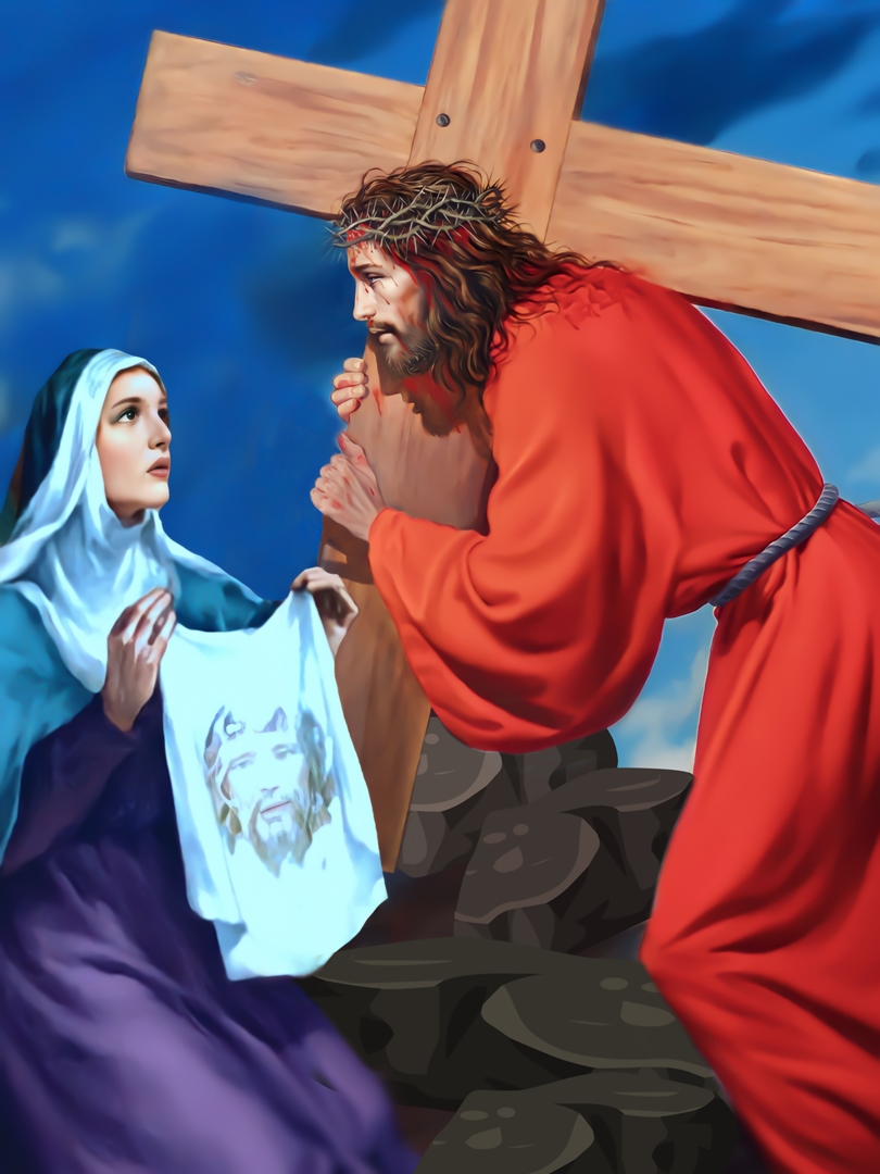 Way of the Cross Images in HD, Station 6